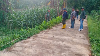 Babinsa Desa Bendoasri Bersama Perangkat Desa Laksanakan Koordinasi Penggunaan Lahan Perhutani untuk Pembangunan KDKMP