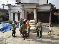 BABINSA KORAMIL 0810/11 PRAMBON DAMPINGI PENYERAPAN GABAH OLEH BULOG, WUJUD NYATA DUKUNG KETAHANAN PANGAN NASIONAL