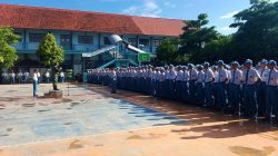 Peltu Heri Sujarwo Jadi Pembina Upacara di SMA Negeri 1 Sukomoro, Tekankan Cinta Tanah Air dan Kedisiplinan