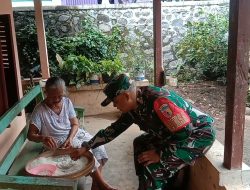 Pererat Silaturahmi, Babinsa Sawahan Laksanakan Komunikasi Sosial di Dusun Sempu