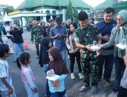 Dandim 0810/Nganjuk Bersama Mitra Media Berbagi Takjil dan Buka Puasa Bersama