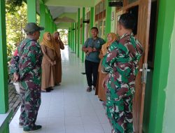 Babinsa Peduli Pendidikan Generasi Penerus Bangsa | Babinsa Komsos Bersama Guru SDN 1 Putren