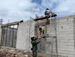 Babinsa Desa Tembarak Laksanakan Pendampingan Pembangunan Gerai Koperasi Merah Putih KDKMP