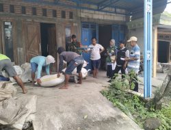 Babinsa Koramil 0810/15 Rejoso Dampingi Kegiatan Sergab, Dukung Program Ketahanan Pangan Nasional