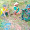 Babinsa Koramil 0810/05 Sawahan Laksanakan Komsos Bersama Petani Desa Sawahan