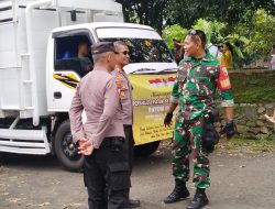 Sinergitas TNI–Polri Jaga Keamanan Kegiatan Masyarakat di Momen Lebaran