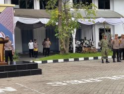 Apel Gelar Pasukan Ketupat Semeru 2026, Nganjuk Siap Amankan Malam Takbir dan Idul Fitri