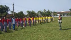 TNI sahabat siswa siswi SMPN3 penanaman Disiplin Dan pembentukan karakter melalui kegiatan PBB