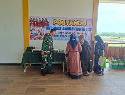 Pendampingan Posyandu, Wujud Kepedulian Babinsa Koramil 0810 – 02 /Bagor Terhadap Kualitas Kesehatan Masyarakat