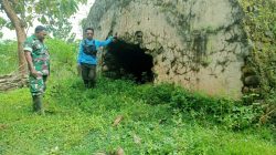 BABINSA DESA MOJODHUWUR KORAMIL 0810/18 NGETOS LAKSANAKAN PEMANTAUAN BANGUNAN BERSEJARAH PENINGGALAN JEPANG