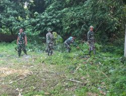 ANGGOTA KORAMIL 0810/11 PRAMBON LAKSANAKAN KORVE PENYIAPAN SARANA GARJAS DI MA AL MANAR TANJUNGTANI