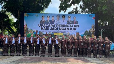 DANDIM 0810/NGANJUK HADIRI PERINGATAN HARI JADI KABUPATEN NGANJUK KE-1089