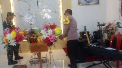 Babinsa Koramil 0810/15 Rejoso Laksanakan Pengamanan Perayaan Ibadah Kenaikan Isa Al Masih di Wilayah Binaan
