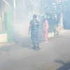 CEGAH PENYEBARAN DBD, BABINSA KORAMIL 0810/02 BAGOR BERSAMA DINKES LAKSANAKAN FOGGING DI DESA GIRIREJO