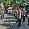 KORAMIL JAJARAN KODIM 0810/NGANJUK LAKSANAKAN PENGAMANAN KARNAVAL NYADRAN DAN BERSIH DESA KALORAN