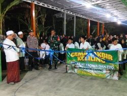 BABINSA BERSAMA BHABINKAMTIBMAS LAKSANAKAN PENGAMANAN GEMA TAKBIR KELILING IDUL ADHA 1447 H