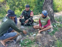 BABINSA KORAMIL 0810/16 SUKOMORO LAKSANAKAN KOMSOS BERSAMA PETANI DESA BAGOR WETAN
