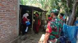 BABINSA KORAMIL 0810/08 BARON LAKSANAKAN SOSIALISASI DAN PENGECEKAN TERNAK GUNA ANTISIPASI PMK