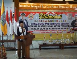 Silaturahmi IPSI Nganjuk dan Perguruan Pencak Silat Perkuat Persatuan serta Kondusivitas Daerah