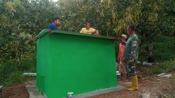 Babinsa Desa Kepel Bersama Warga Bangun Bak Penampungan Air Bersih, Wujud Kepedulian TNI Terhadap Kebutuhan Masyarakat