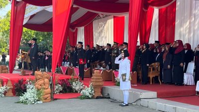 Dandim 0810/Nganjuk Hadiri Upacara Hari Lahir Pancasila ke-81