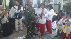 Danramil 0810/15 Rejoso Hadiri Tasyakuran dan Penyerahan Trofi Juara Umum Kejuaraan Taekwondo oleh Ketua Pengkab Taekwondo Kabupaten Nganjuk