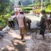 Babinsa Koramil 0810/18 Ngetos Bersama Warga Rampungkan Pembangunan Jembatan Garuda, Wujud Nyata Program Presiden Prabowo untuk Kesejahteraan Rakyat