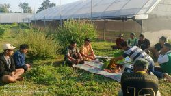 Babinsa Desa Duren Hadiri Sedekah Bumi Bersama Kelompok Tani Jati Mulyo Ampel Gading
