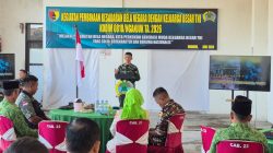 Kodim 0810/Nganjuk Gelar Pembinaan Kesadaran Bela Negara Bersama Keluarga Besar TNI