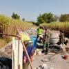 Babinsa Sukomoro Genjot Percepatan Pembangunan Jembatan Merah Putih di Desa Nglundo