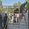 Dukung Program Karya Bakti Skala Besar, Babinsa Koramil 0810/05 Sawahan Bantu Rehab Rumah Tidak Layak Huni Milik Warga