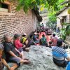 ANGGOTA KORAMIL 18/NGETOS BERSAMA FORPINCAM LAKSANAKAN TASYAKURAN DIMULAINYA PEMBANGUNAN JEMBATAN GARUDA