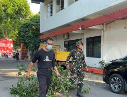 SAMBUT HUT RI KE-81, GERAKAN KERJA BAKTI SERENTAK SE-KAB. NGANJUK BERSAMA YONIF TP 933/MACAN WILIS