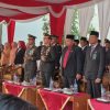 Penuh Hikmat : Dandim 0810 Nganjuk Ikuti Upacara Penurunan Bendera HUT ke-81 RI