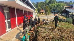 KARYA BHAKTI TNI BERSAMA ORGANISASI PSHT RAYON MARGOPATUT, WUJUDKAN SEMANGAT GOTONG ROYONG DAN KEMANUNGGALAN TNI-RAKYAT