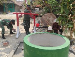 Delapan Titik Sumur Bantuan TNI AD untuk Warga Ngluyu, Senyum Bahagia Iringi Rampungnya Titik 8