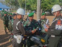 Kodim 0810/Nganjuk Periksa Kelengkapan Kendaraan Dinas, Dukung Ops Gaktib dan Yustisi Waspada Wira Clurit