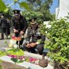 Sambut HUT ke-81 TNI, Kodim 0810/Nganjuk Gelar Ziarah dan Tabur Bunga di TMP Yudha Pralaya