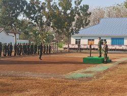 Kodim 0810/Nganjuk Gelar Upacara Bendera, Tanamkan Disiplin dan Semangat Nasionalisme