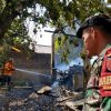 Api Membesar Usai Pembakaran Sampah, Gudang Kayu di Baleturi Prambon Ludes Terbakar