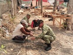 Pembangunan Masjid Al Husayn Terus Berpacu, TNI dan Warga Bahu-Membahu Capai Progres 34,5 Persen