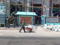 TNI dan Warga Bersatu Rehab Masjid Al Mukhlisin, Wujud Nyata Kemanunggalan di Desa Talang