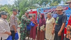 TAK HANYA AIR BERSIH, TNI BAWA SENYUM DAN HARAPAN: KODIM 0810/NGANJUK SALURKAN SEMBAKO UNTUK WARGA LENGKONG LOR