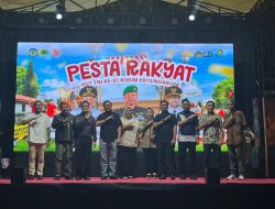 Semarak Pesta Rakyat HUT ke-81 TNI di Nganjuk, Perkuat Sinergi TNI dan Masyarakat