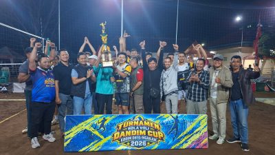 Meriahkan HUT ke-81 TNI, Kodim 0810/Nganjuk Sukses Gelar Turnamen Dandim Cup 2026