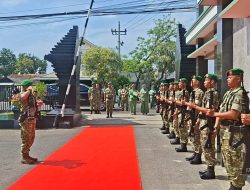 Danrem 081/DSJ Kunjungan Kerja ke Kodim 0810/Nganjuk, Tekankan Profesionalisme dan Pengabdian Prajurit kepada Masyarakat
