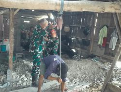 Wujudkan Kepedulian Nyata, Babinsa Bantu Warga Bangun Sumur untuk 3 KK di Tempuran