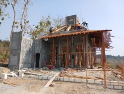 Pembangunan Masjid Al Husayn di Ngluyu Capai 77 Persen, Kodim 0810/Nganjuk Terus Hadir untuk Masyarakat