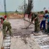 Gotong Royong TNI dan Warga, Pembangunan Jembatan Garuda Kedungglugu Capai 90 Persen