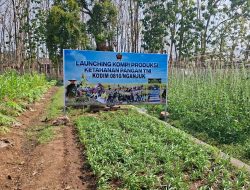 Dandim 0810/Nganjuk Ikuti Vicon Kesiapan Launching Kompi Produksi TA 2026